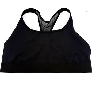 Victoria's Secret Black Halter Sports Bra Size Large